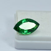 Natural Authentic Marquise Cut CERTIFIED Loose Gemstone 10.80 Ct Green Garnet.